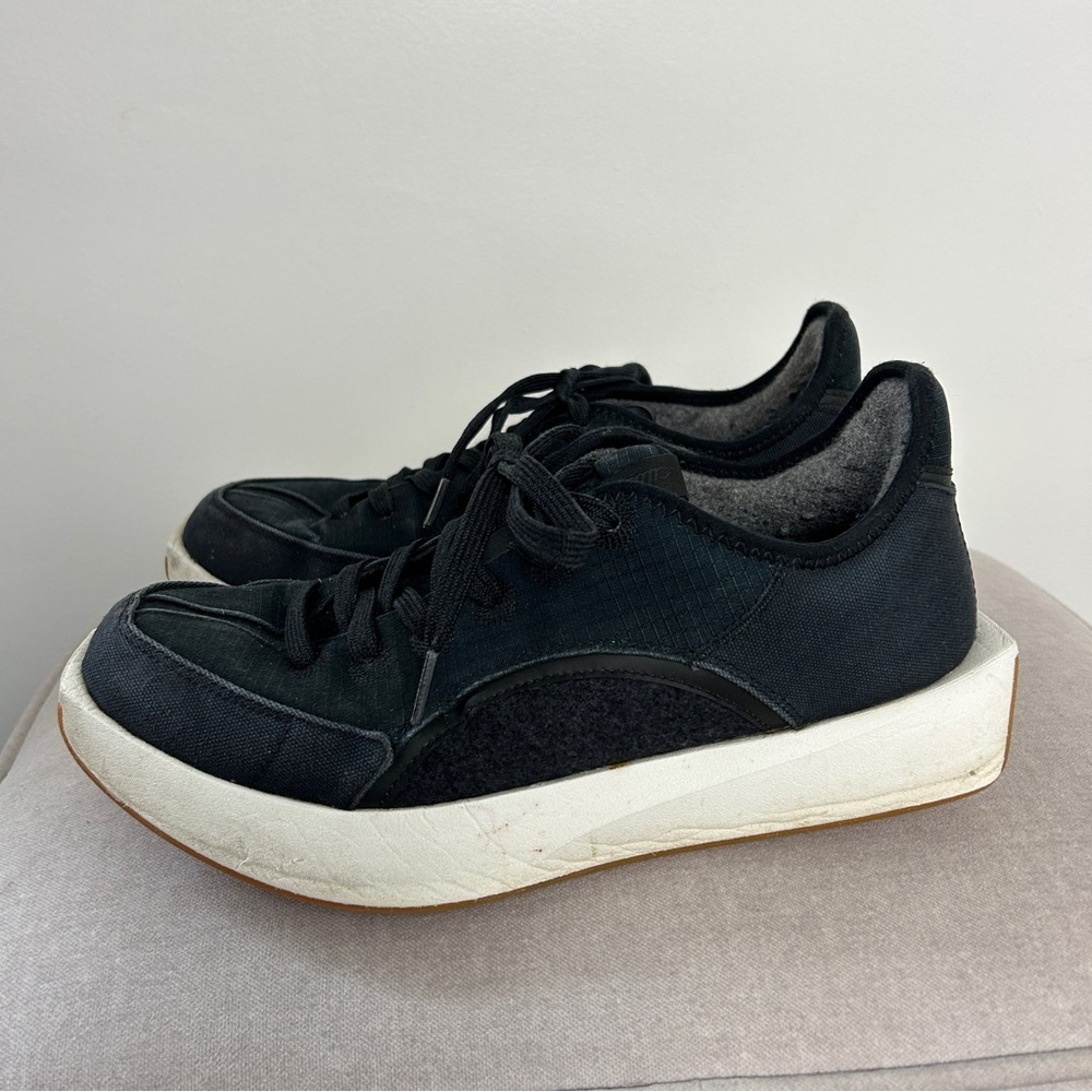 ALLBIRDS Men's Risers Sneakers Black Size 9 Organic Cotton Casual Comfort‎